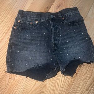 Levi’s studded shorts
